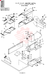HEATER INSTAL (WITH OUT HEATER) 24100J17282F2