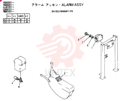 ALARM ASSY 24100J16968F1