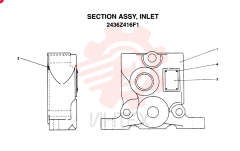 Схема (SK200) - MARK IV EXCAVATOR ASN YNU0501 (1/95-12/97) 2436Z416F1