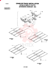 CRAWLER TRACK INSTALLATION 24100J12149F6