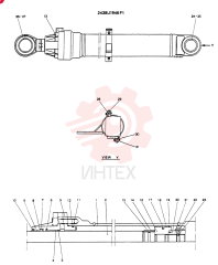 BUCKET CYLINDER 2438U1947F1
