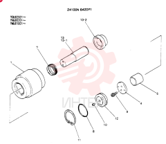 TRACK ROLLER 24100N6420F1