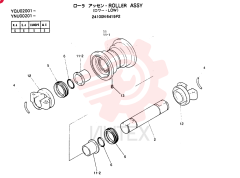 TRACK ROLLER 24100N6419F2