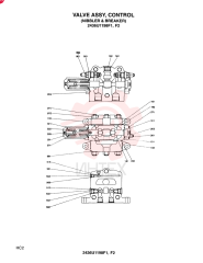 Схема (SK200LC) - MARK IV EXCAVATOR ASN YQU3101 (1/95-12/95) 2436U1198S101