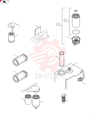 Схема (SK200LC) - MARK IV EXCAVATOR BTW YQU2001 - YQU3000 (1/95-12/95) 3908615