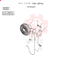 FAN INSTAL 24100P4433F1
