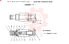 VALVE PRESSURE RELIE 2436R858F1