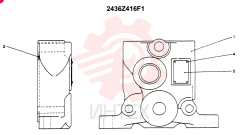Схема (SK210LC) - MARK IV EXCAVATOR ASN YQU3101 (1/00-12/02) 2436Z416F1