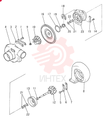 TURBOCHARGER VAME070486 (2)