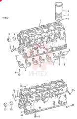 CRANKCASE   ASSY 6D15T, Start Year: 01-JAN-90 VAME997395 (2)