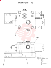 VALVE ASSY, HOLDING 2436R767F1