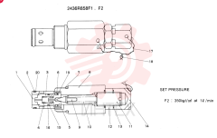 VALVE PRESSURE RELIE 2436R858F1