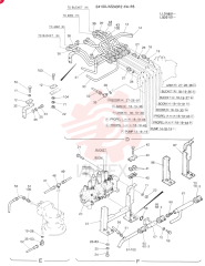 Схема (SK220) - MARK IV EXCAVATOR ASN LQ02101 (1/95-12/00) 24100J12243F2 (2)