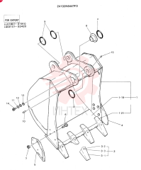 Схема (SK220) - MARK IV EXCAVATOR ASN LQ02101 (1/95-12/00) 24100N6447F3