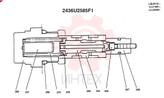 VALVE PRESSURE RELIE 2436U2585F1