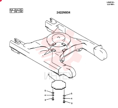 Схема (SK220) - MARK IV EXCAVATOR ASN LQU0101 (1/95-12/00) 2422N934