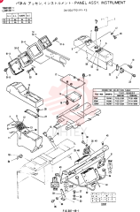 PANEL ASSY, INSTRUMENT (WITH OUT RADIO) 24100J17011F1