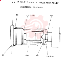 VALVE PRESSURE RELIE 2436R685F1