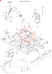 FRAME ASSY.UPP, Serial Range: LL01801-LL01845