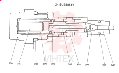 VALVE PRESSURE RELIE 2436U2585F1