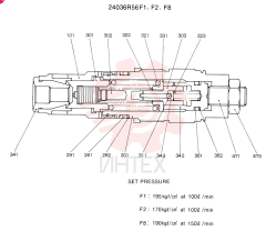 VALVE PRESSURE RELIE 24036R56F1