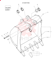 BUCKET ASSY,1.2M3