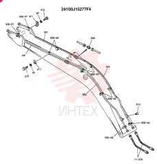 BOOM ASSY., 6.02M(N+B OR B W/ BOOMSAFETY)(OPTION - MA., EC) 24100J15277F4