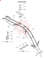 BOOM ASSY., 6.02M (EXTRA W/B & A SAFETY) (OPTION -NA, EC) 24100J15272F5 (1)