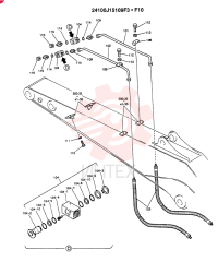ARM ASSY., 2.98M(NIBBLER & BREAKER - EC) 24100J15109F3 (1)