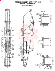 ARM, 3.4M, (11FT 2in) (OPTION - N.A.) 24100J18245F1 (2)