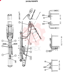 ARM, 3.4M, (11FT 2in) (OPTION - N.A.) 24100J18245F1 (3)