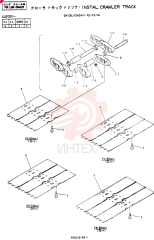 INSTAL, CRAWLER TRACK 24100J12424F1