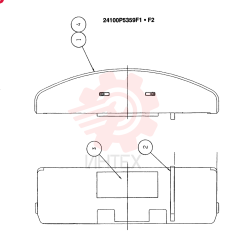 COUNTERWEIGHT ASSY., F1: 1, F2: -