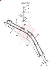 BOOM ASSY., 6.02M (EXTRA - OPTIONAL N.A., EC) 24100J15106F6 (1)