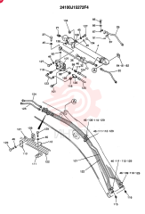 BOOM AND ARM SAFETY BOOM ASSY., 6.02M (W/NIBBLER AND BREAKER OR BREAKER) (OPTION - N.A., EC) 24100J15272F4 (2)