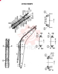 BOOM/ARM SAFETY (NO ATTACHMENT), F1: F1 24100J19598F1 (4)