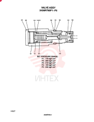 VALVE ASSY CONSISTS OF THE FOLLOWING PARTS:, F1: F1, F2: F2, F3: F3, F4: F4, F5: F5