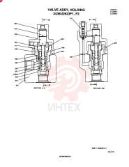 Схема (SK250) - MARK IV EXCAVATOR ASN LQU0101 (GLOBAL) (1/04-12/05) 2436U2623F1