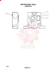 Схема (SK250) - MARK IV EXCAVATOR ASN LQU0101 (GLOBAL) (1/04-12/05) 2436Z416F1