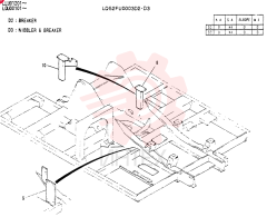 Схема (SK250LC) - MARK IV EXCAVATOR ASN LLU1201 (NA) (1/95-12/95) LQ52FU0003D2