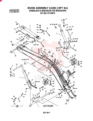 BOOM ASSY., 6.02M (NIBBLER AND BREAKER OR BREAKER) (OPTION-N.A., EC) 24100J15106F4 (2)
