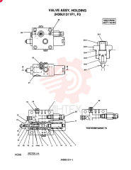 VALVE ASSY, HOLDING CONSISTS OF FOLLOWING PARTS, F1: F1, F3: F3