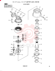 Схема (SK300) - MARK IV EXCAVATOR ASN LCU0001 (1/95-12/99) 24100J13528F4