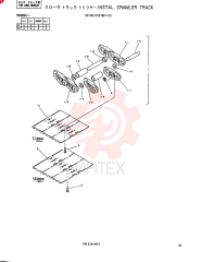 Схема (SK300) - MARK IV EXCAVATOR ASN LCU0001 (1/95-12/99) 24100J15219F1