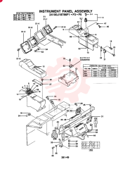 PANEL ASSY., INSTRUMENT (NA & SA) (Without Radio), F1: F1