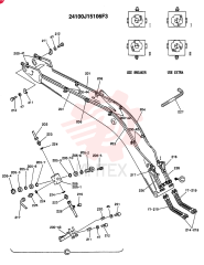 BOOM ASSY., 6.02m (EXTRA AND BREAKER) (OPTION-N.A., EC) 24100J15106F3 (1)