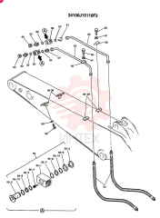 ARM ASSY., 3.66M (NIBBLER & BREAKER) (OPTION - N.A., E.C.) 24100J15110F3 (2)
