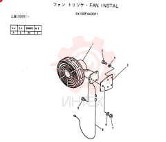 FAN INSTAL 24100P4433F1