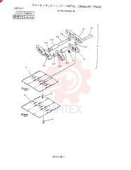 INSTAL, CRAWLER TRACK 24100J15219F5