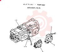 PUMP ASSY, Remarks: CONSISTS OF THE FOLLOWING PARTS 2437U402F1-F3